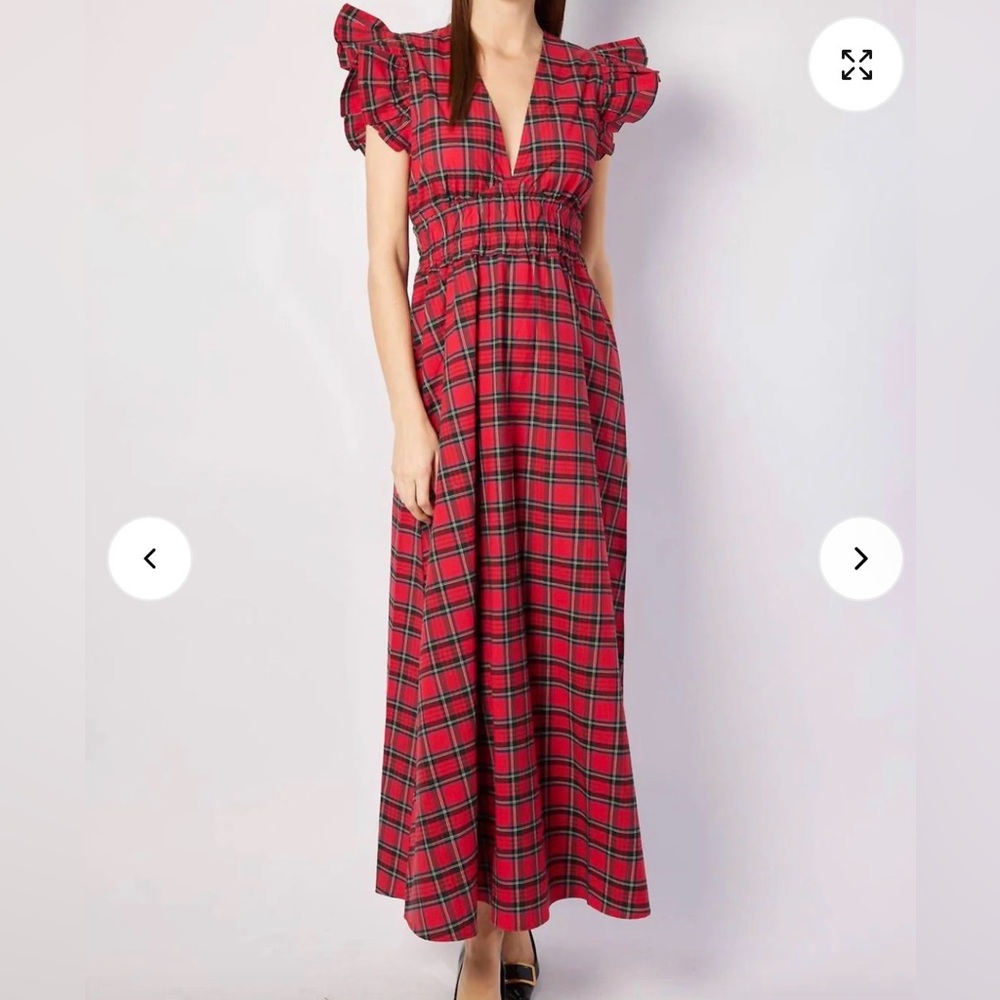 Red Plaid Dress